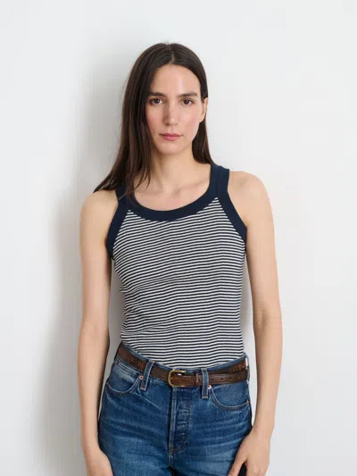 Alex Mill Cavan & Co. Heritage Tank In Navy/natural