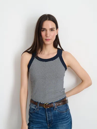 Alex Mill Cavan & Co. Heritage Tank In Navy/natural