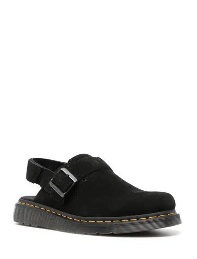 Dr. Martens' Black Isham Desert Oasis Suede Mules