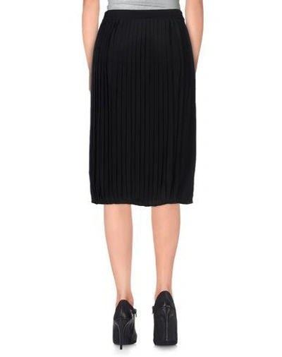 Shop Tibi Knee Length Skirt In Black