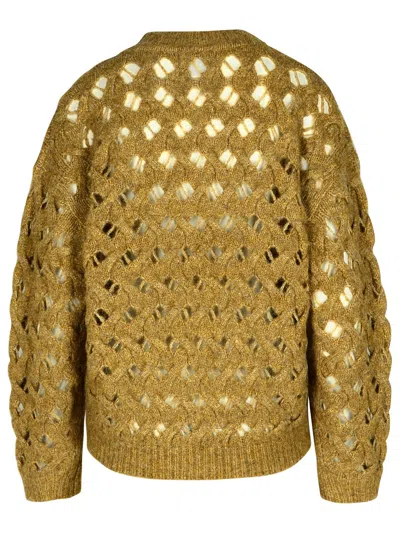 Shop Isabel Marant Étoile Isabel Marant Etoile 'aurelia' Beige Acrylic Blend Sweater