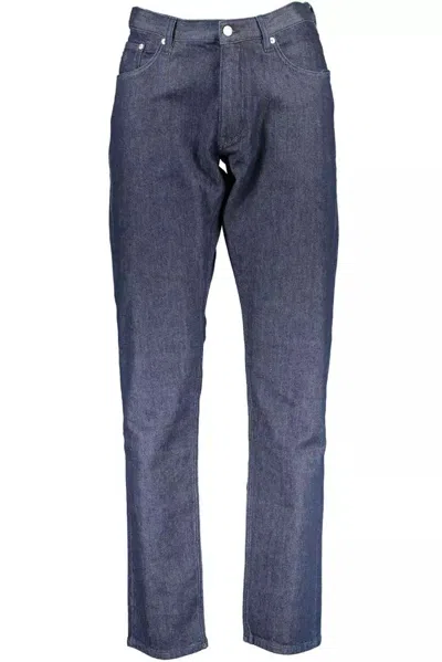 Gant Slim-fit Stretch Cotton Men's Jeans In Blue