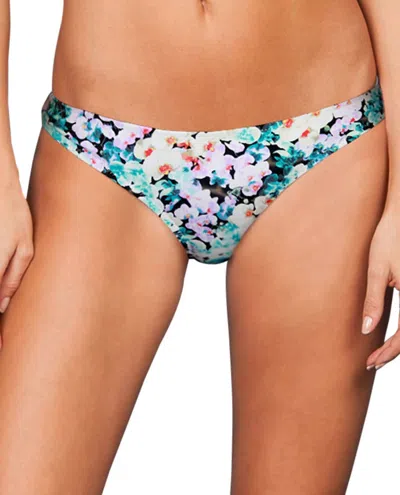 Zali Cheeky Bikini Bottom In Eden In Multi