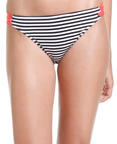 Cole Of California Tab Side Hipster In Dots And Stripes In Multi