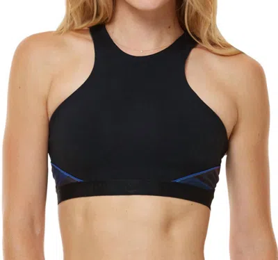 Shape Active Cyberia Low Impact Sports Bra In Black In Black