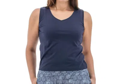 Aventura Soledad Top In Navy In Blue
