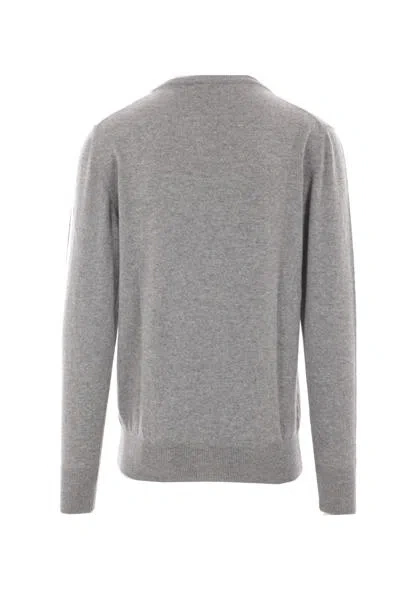 Shop Lardini Sweaters In Grey