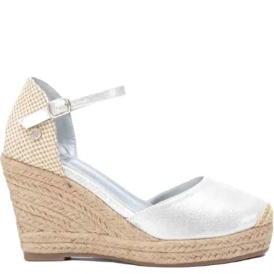 Xti Women's Wedge Espadrilles In Silver In Silver