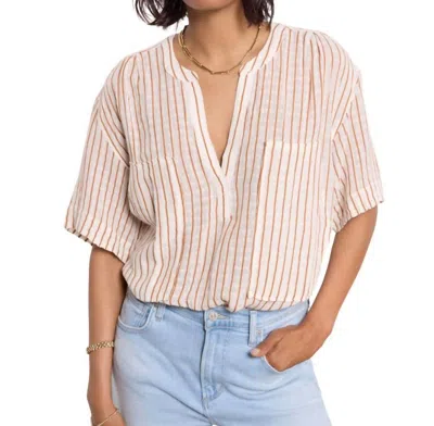 Amo Antoinette Shirt In Sepia,natural In Multi