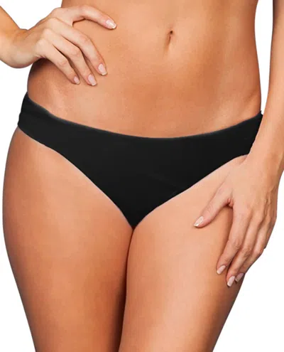 Zali Hipster Bikini Bottom In Black In Black