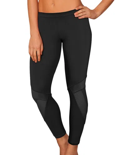 Free Sport By Gottex Women's Swim Leggings In Onyx In Black