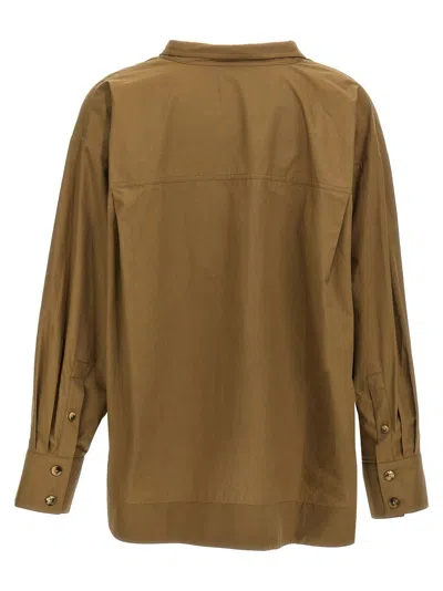 Khaite Tito Blouse In Brown