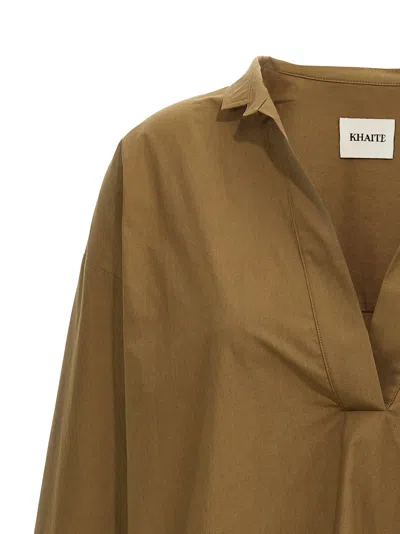 Khaite Tito Blouse In Brown