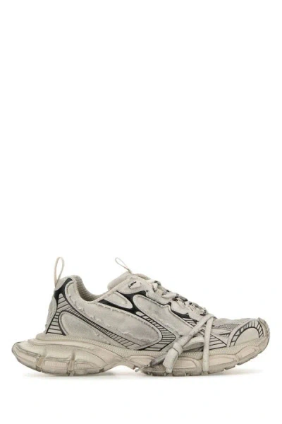 Balenciaga 3xl Metallic Mesh Lace Trainer Sneakers In Multicolor