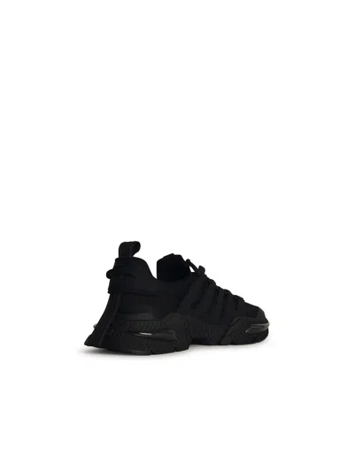 Dolce & Gabbana Black Sneakers With Chunky Sole And Breathable Upper In Black