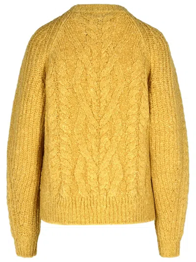 Isabel Marant Crewneck Long-sleeved Jumper In Cream