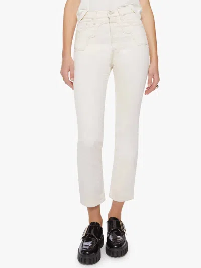 Mother The Buckle Bunny Rider Ankle Jean In Act Natural In Multi