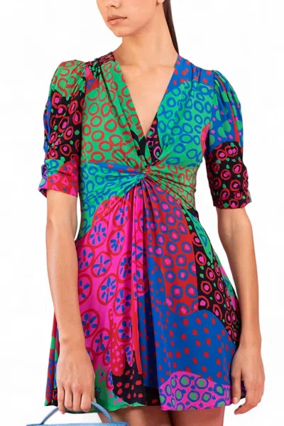 Rhode Leanna Mini Dress In Enchanted Woods In Multi