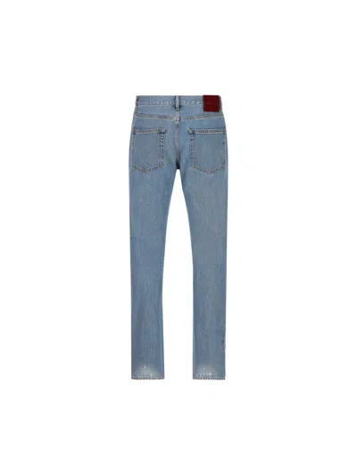 Gucci Trousers In Blue/mix