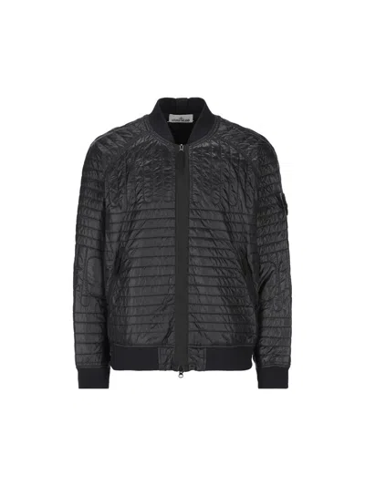 Shop Stone Island Jackets In Black