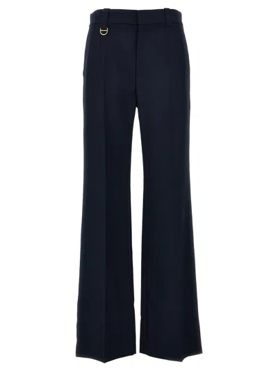 Shop Chloé Boyish Pants In Blue