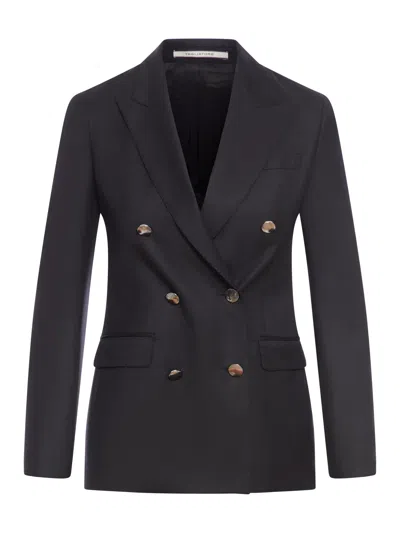 Shop Tagliatore Parigi Jacket In Black