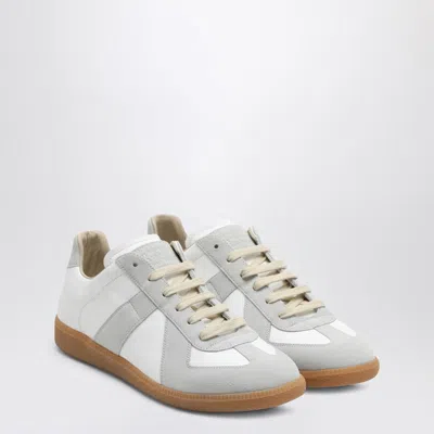 Shop Maison Margiela Grey And Replica Sneakers In White