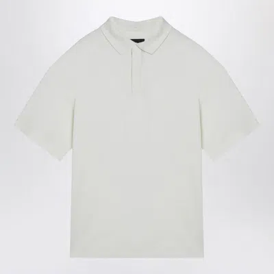 Shop Y-3 Adidas  Off Over Polo Shirt In White