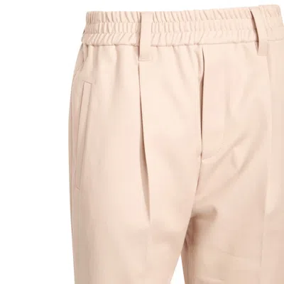 Shop Brunello Cucinelli Trousers Sand