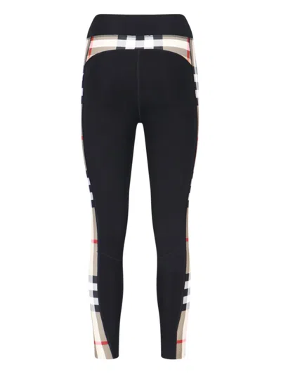 Shop Burberry Trousers In Black