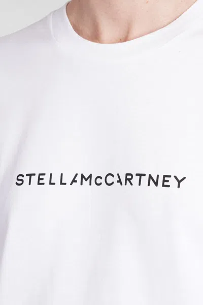 Stella Mccartney Stella Mc Cartney White Crew Neck T Shirt With Logo In White