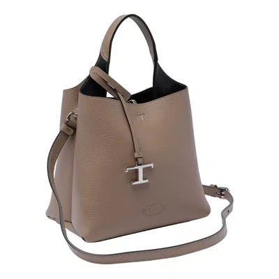 Shop Tod's Bags In Beige