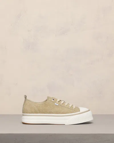 Shop Ami Alexandre Mattiussi Low Top Ami Sn1980 Sneakers Beige In Sand