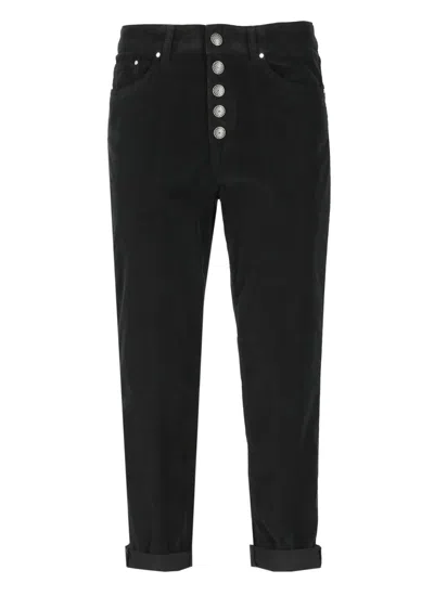 Shop Dondup Trousers Black