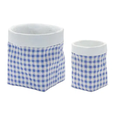 Houzbling Pot (set Of 2) 3.75"l X 5.5"h, 6.5"l X 6.75"h Cement