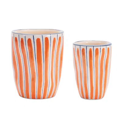 Houzbling Container (set Of 6) 3"d X 4"h, 4"d X 5"h Dolomite