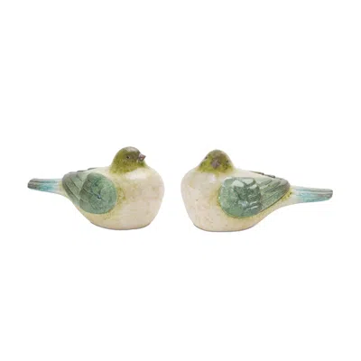 Houzbling Bird (set Of 2) 7.5"l X 3.5"h Resin