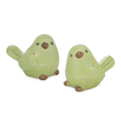 Houzbling Bird (set Of 6) 3"h Ceramic