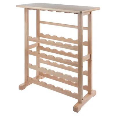 Hivvago 24-bottle Wine Rack Natural