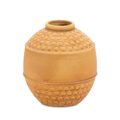 Houzbling Vase 10"h Terra Cotta