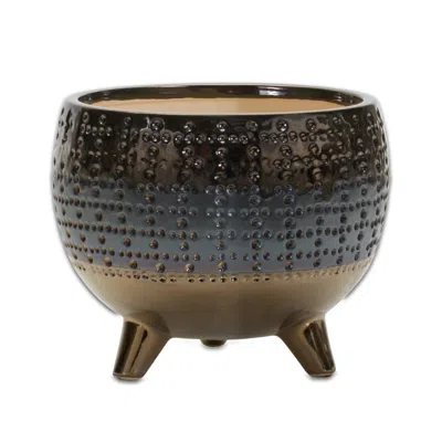 Houzbling Pot W/legs 5.5"h Terra Cotta