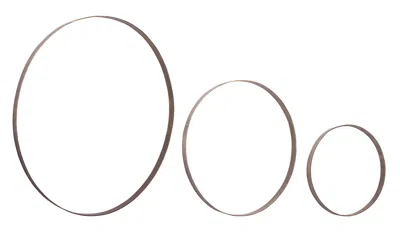 Houzbling Rings (set Of 3) 12"d, 17.75"d, 26"d Iron
