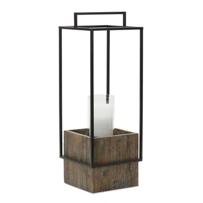 Shop Houzbling Candle Holder 21.5"h Wood/iron