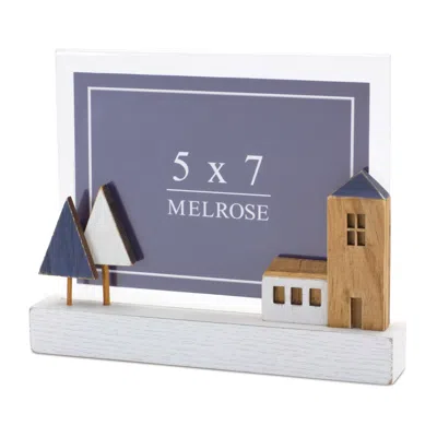Houzbling Frame (set Of 2) 8.75"l X 7"h Wood/mdf (holds A 7" X 5" Photo)