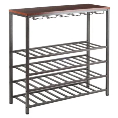 Hivvago 48-bottle Wine Rack Antique Bronze