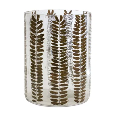 Houzbling Candle Holder 6"d X 8"h Glass