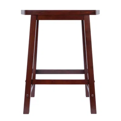 Hivvago Fan Shape Counter Stool Walnut