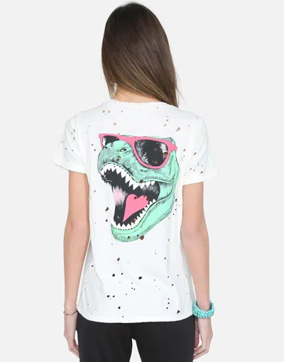 Lauren Moshi Limp Heart T-rex In White