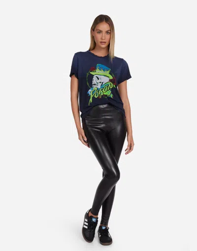 Lauren Moshi Wolf Neon Poison Skull In Navy Ombre