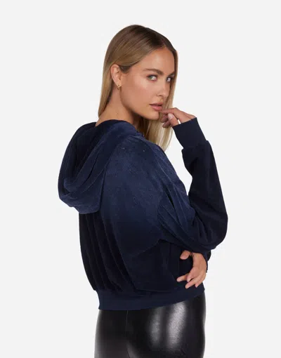 Lauren Moshi Yvette Neon Poison Skull In Navy Ombre